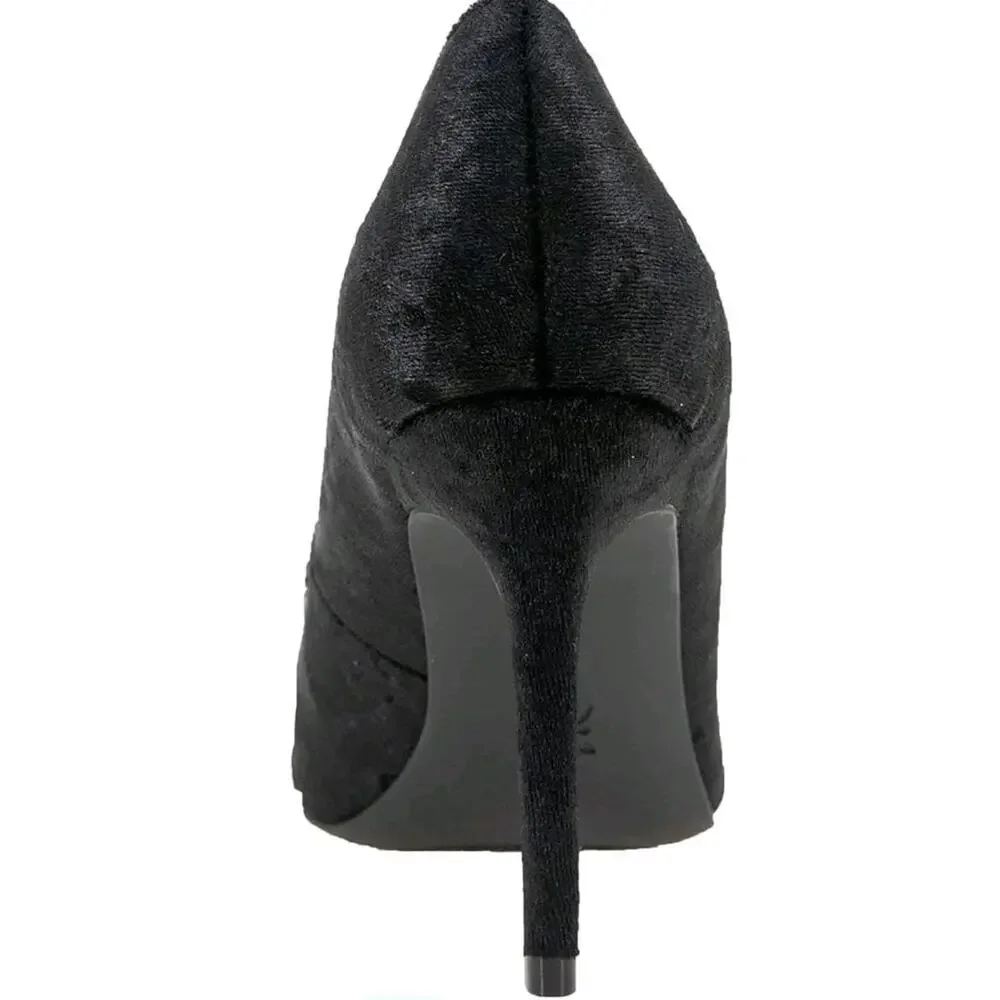 New With Box! Bcbgeneration Bissha-2 Velour Pump With Bling Bow Women's 5.5